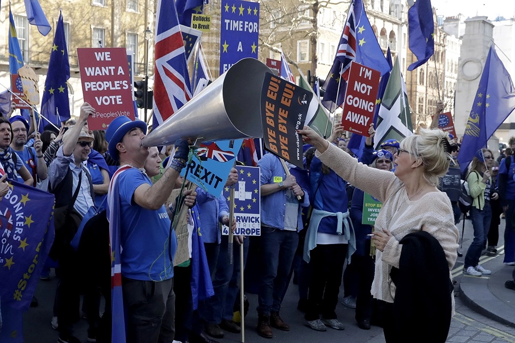  Brexit demonstration, Picture-Alliance / ASSOCIATED PRESS | Matt Dunham