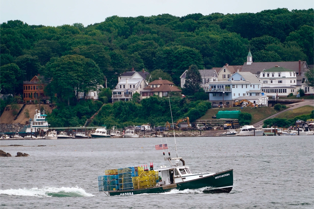 Lobster fishing in Maine, Picture-Alliance / ASSOCIATED PRESS | Robert F. Bukaty