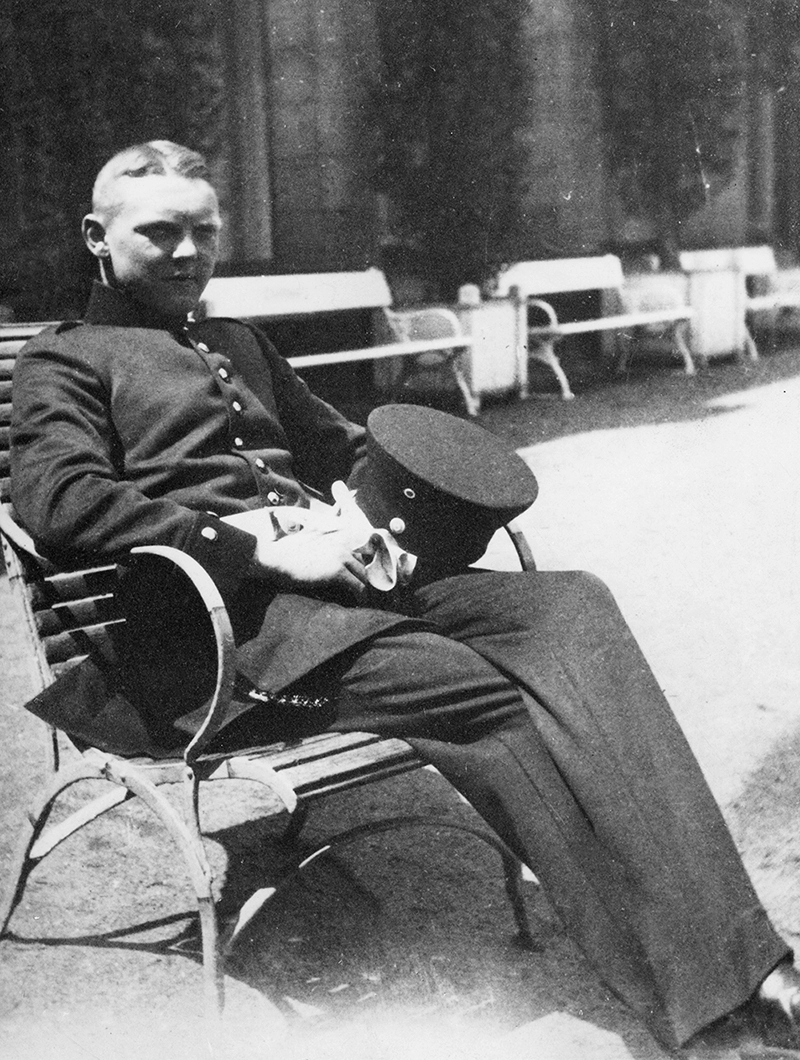 Ludwig Erhard in uniform during World War I, 1917, ullstein bild - BPA