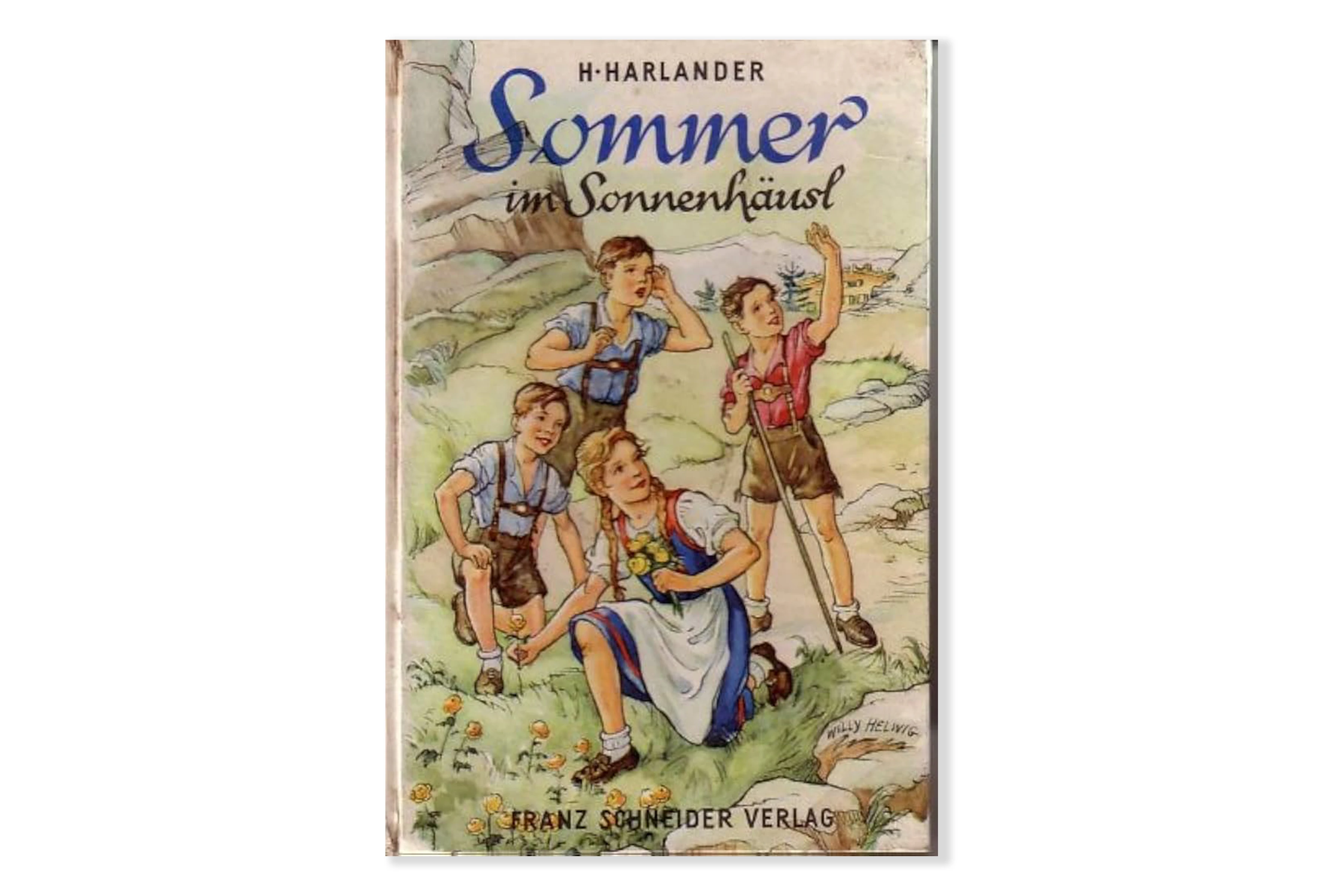 Book cover of Harlander's book "Sommer im Sonnenhäusl"