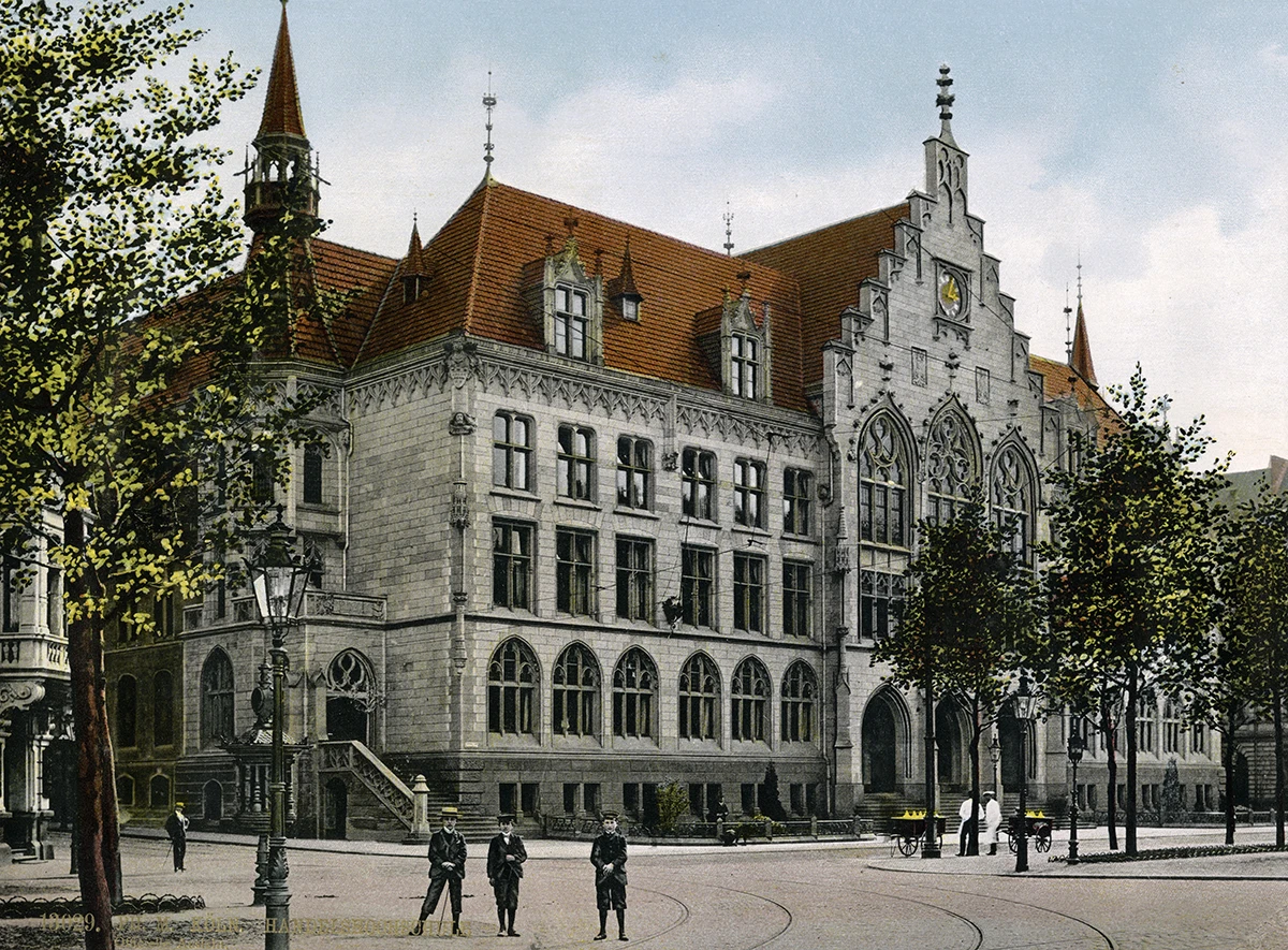 Photochrom The Commercial College in Cologne circa 1900 | akg-images