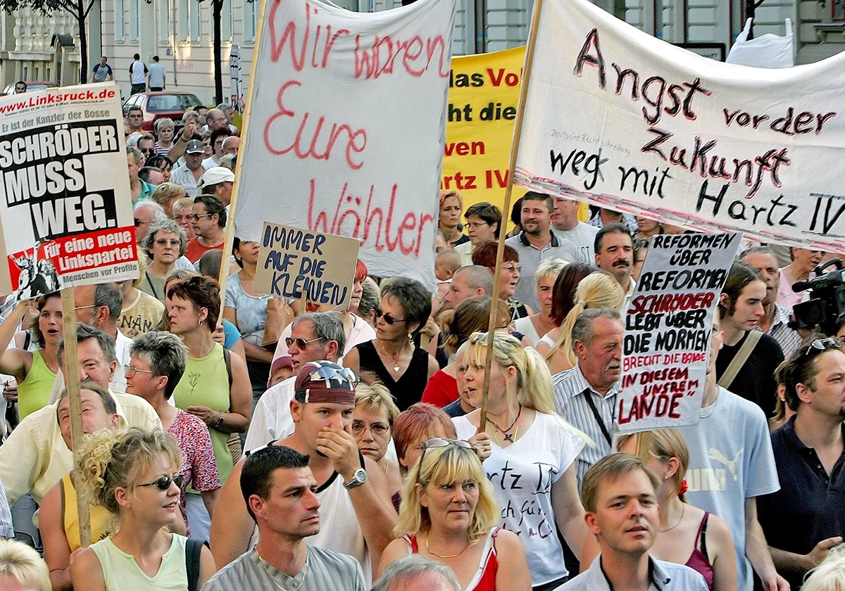 Protest gegen Arbeitsmarktreform | picture alliance